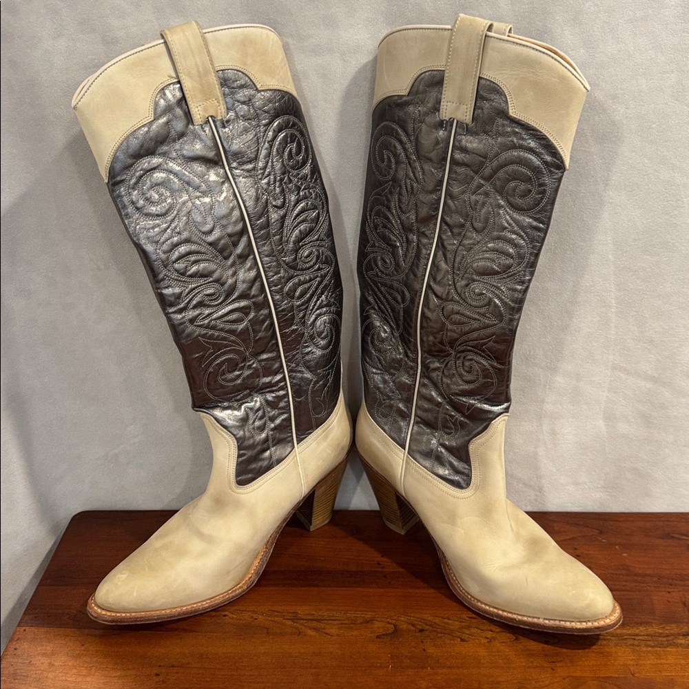 Frye Western Tall Stitch Boots
